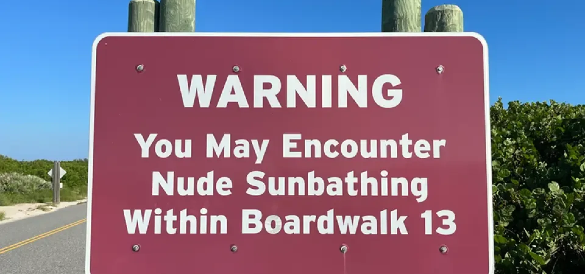 Nude beach signs caught in national park review